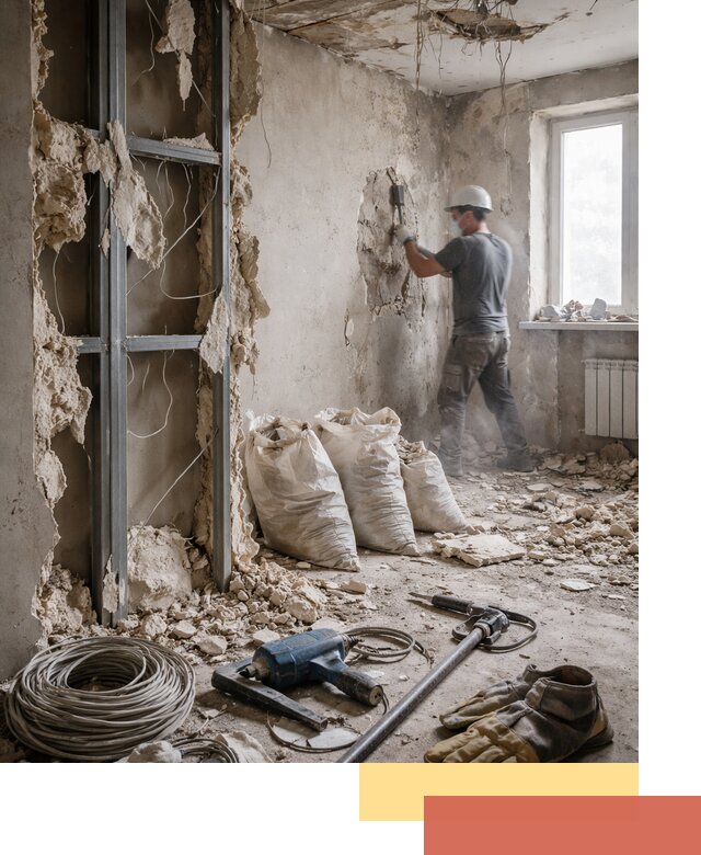 Профессиональный демонтаж зданий и конструкций в Дмитрове