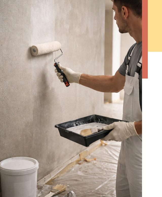 Грунтовка стен в Дмитрове от 2358 руб. м2 — быстро, недорого, с материалом | ОТДЕЛОЧНИК-Дмв