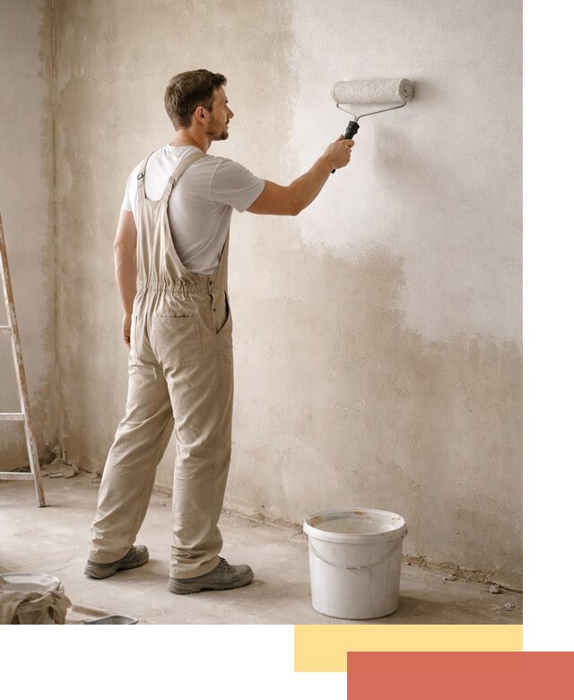 Грунтовка стен под отделку в Дмитрове профессиональным раствором