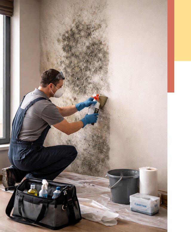 Удаление плесени со стен в Дмитрове от 2305 руб. — быстро и недорого | ОТДЕЛОЧНИК-Дмв