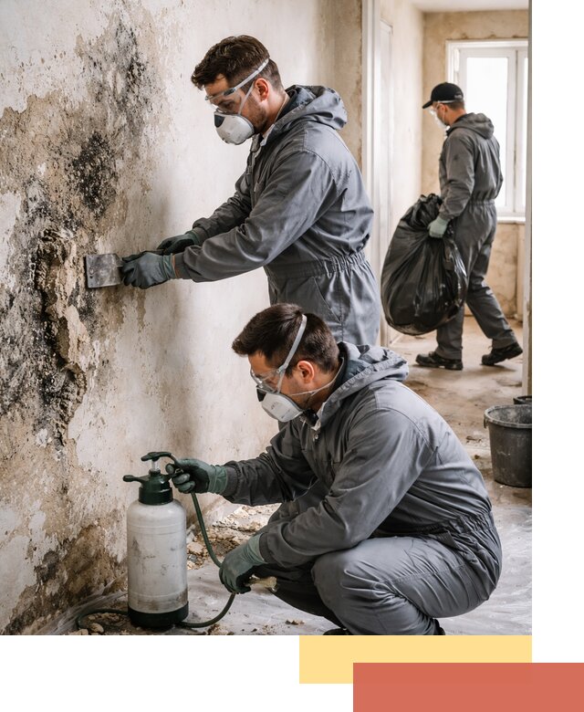 Удаление плесени со стен профессионально в Дмитрове