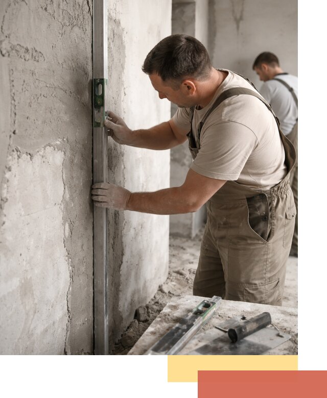 Установка штукатурных маяков в Дмитрове с гарантией качества