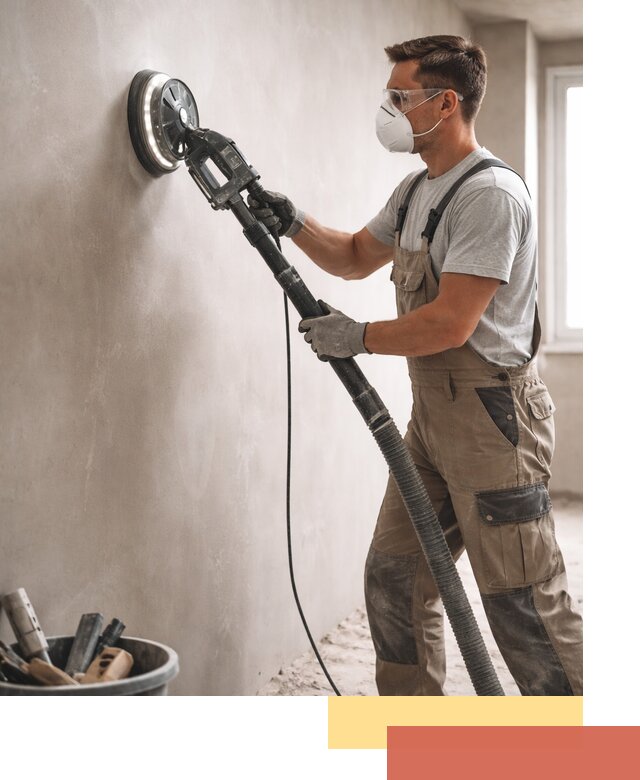 Профессиональная шлифовка стен в Дмитрове быстро и качественно