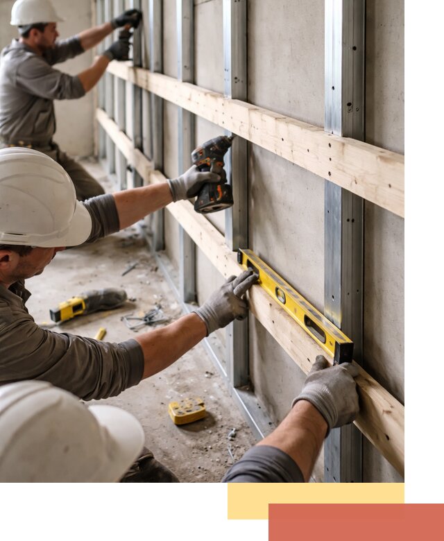 Устройство обрешетки под панели в Дмитрове