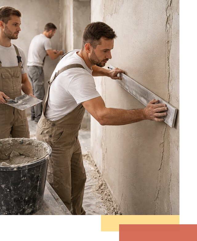 Штукатурка стен без маяков в Дмитрове быстро и качественно