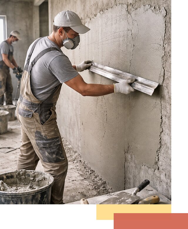 Штукатурка бетонных стен в Дмитрове качественно и долговечно