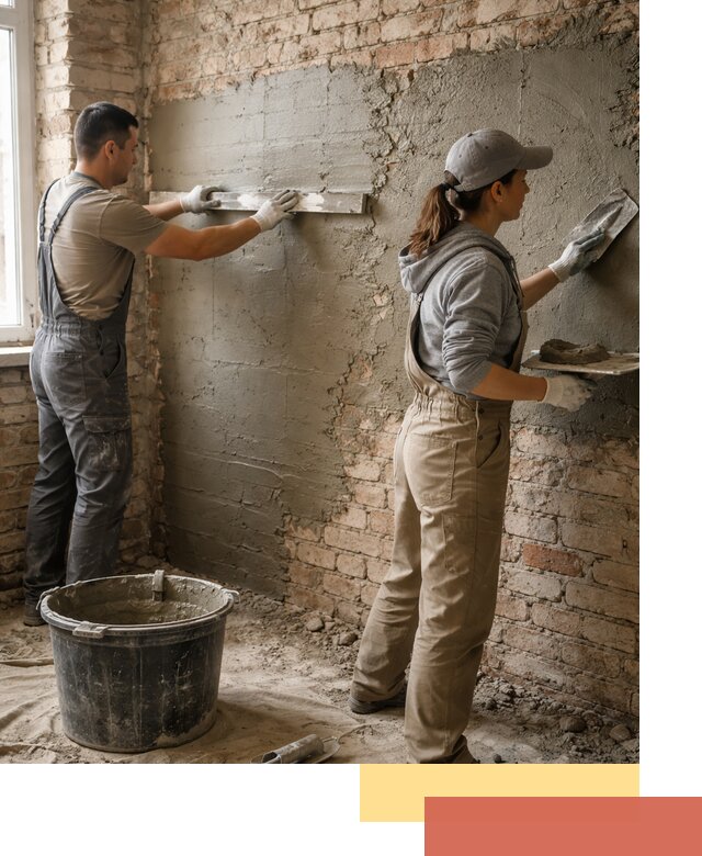 Штукатурка кирпичных стен в Дмитрове — качественно и надежно