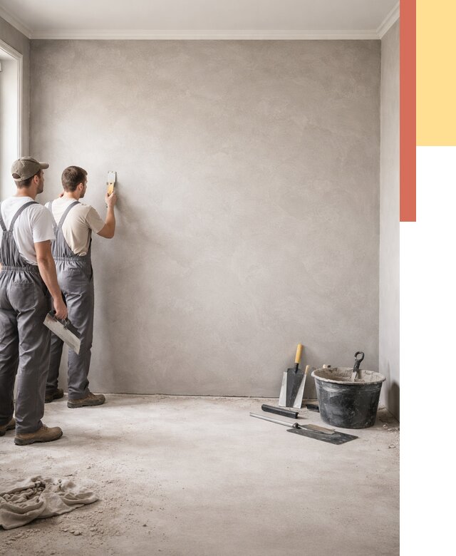 Микробетон на стены в Дмитрове от 1340 руб. — нанесение и отделка | ОТДЕЛОЧНИК-Дмв