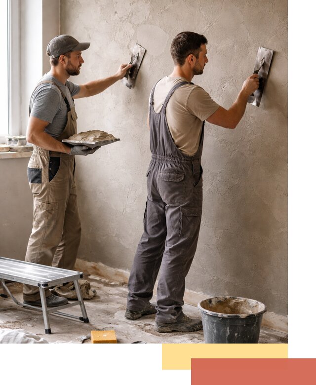 Ремонт декоративной штукатурки и восстановление фактуры в Дмитрове