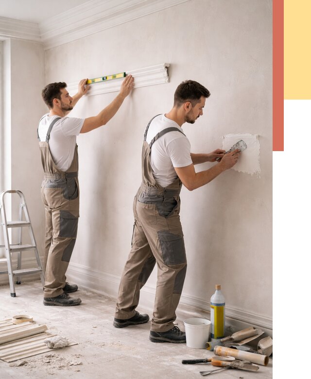 Монтаж лепнины на стены в Дмитрове от 4824 руб. — недорого, быстро | ОТДЕЛОЧНИК-Дмв