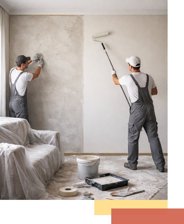 Покраска стен антивандальной краской в Дмитрове