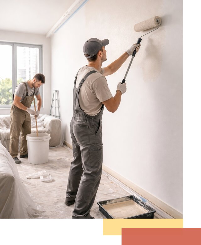 Покраска стен в офисе в Дмитрове — быстрый и качественный ремонт