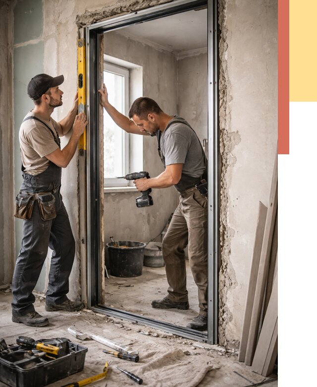 Закладка дверного проема в Дмитрове от 3752 руб. — быстро и недорого | ОТДЕЛОЧНИК-Дмв