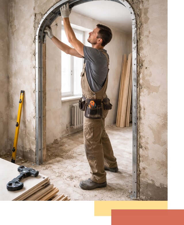 Устройство арочного проема в Дмитрове под ключ