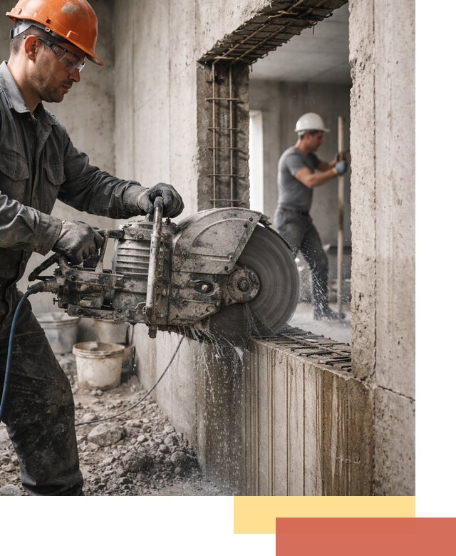 Алмазная резка проемов в Дмитрове быстро и точно