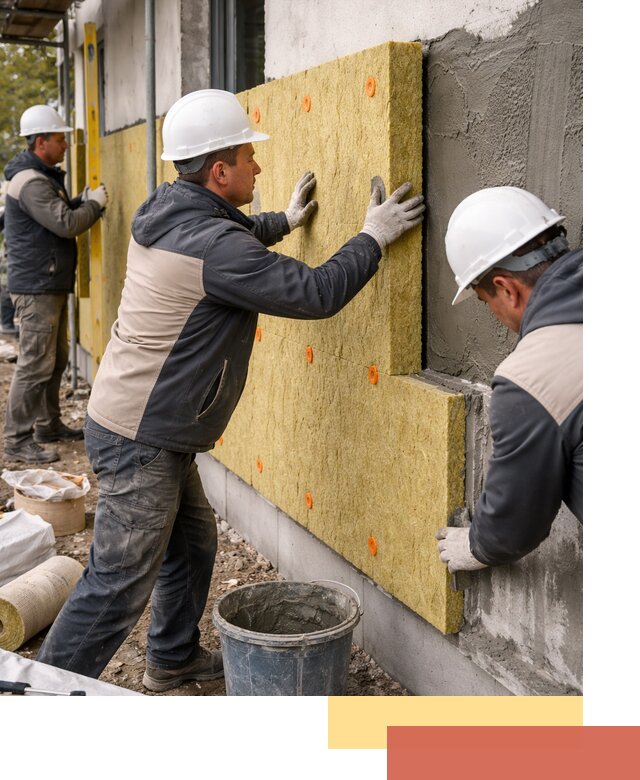 Утепление стен минватой в Дмитрове — тепло и звукоизоляция