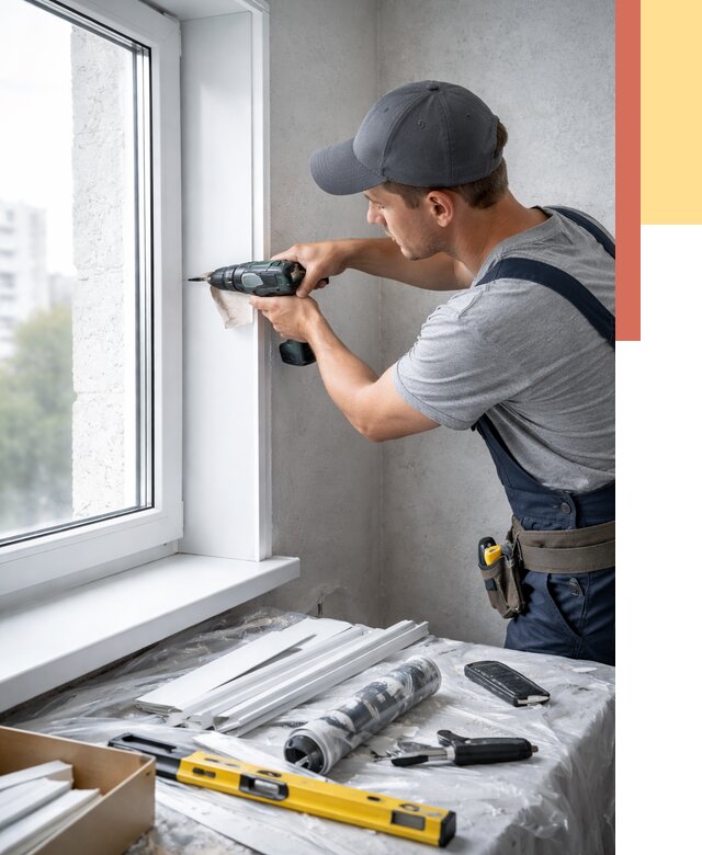 Установка пластиковых откосов в Дмитрове от 2412 руб. | ОТДЕЛОЧНИК-Дмв монтаж, быстро и недорого