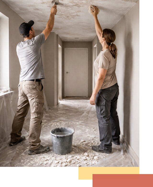 Удаление побелки с потолка в Дмитрове — быстро и аккуратно