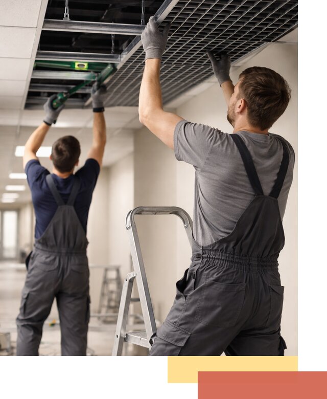 Монтаж потолка Грильято в Дмитрове: установка под ключ качественно