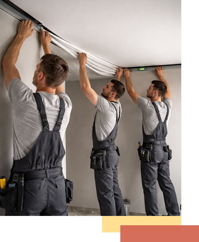 Теневые натяжные потолки в Дмитрове: монтаж и отделка быстро и качественно