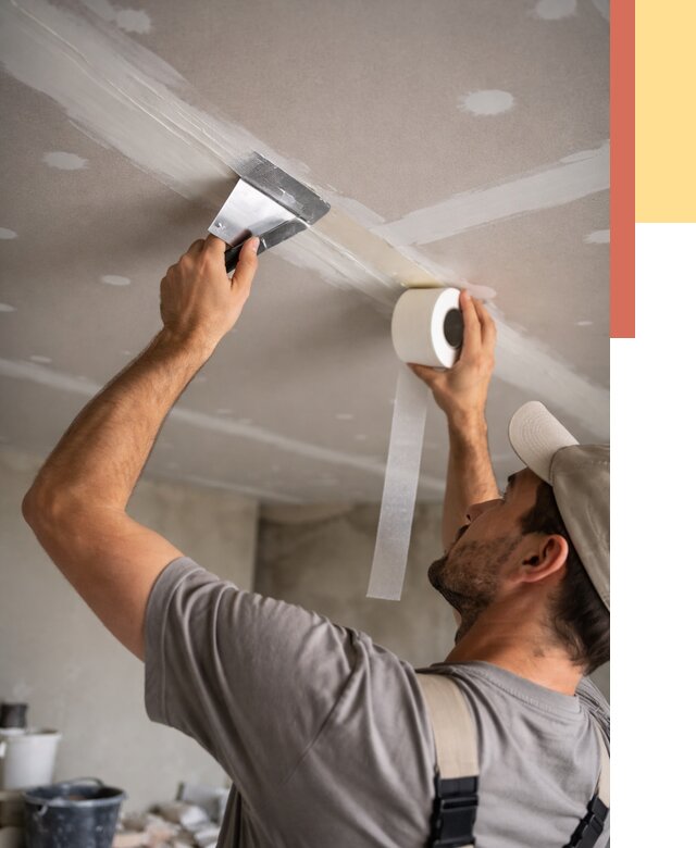 Обработка швов потолка ГКЛ в Дмитрове от 8040 руб. под ключ | ОТДЕЛОЧНИК-Дмв