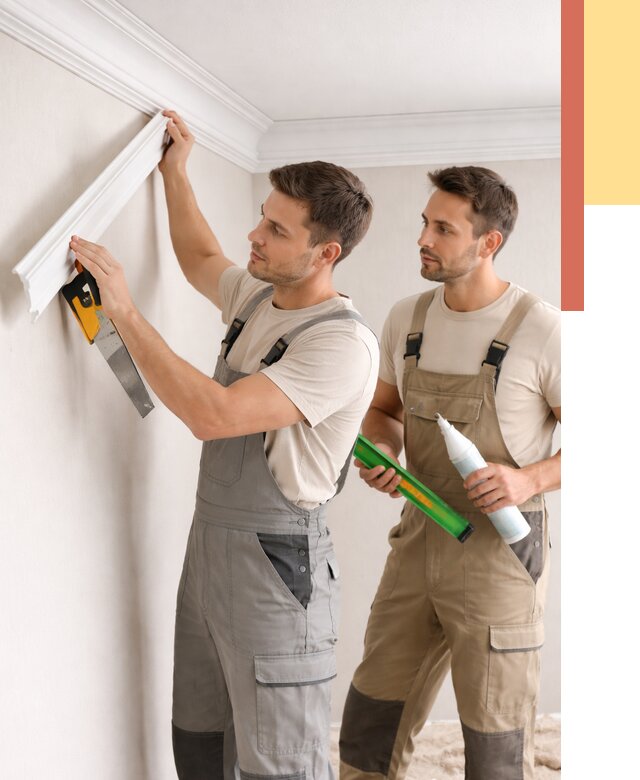 Монтаж потолочного плинтуса в Дмитрове от 2466 руб. — быстро и недорого | ОТДЕЛОЧНИК-Дмв