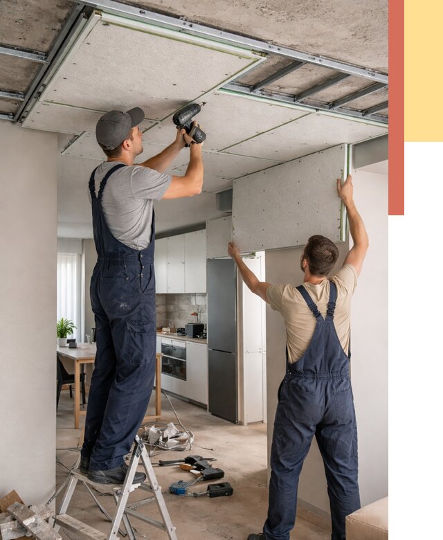 Шумоизоляция потолка панелями зипс в Дмитрове от 1983 руб. под ключ | ОТДЕЛОЧНИК-Дмв